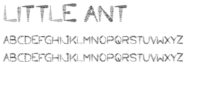 Little Ant font